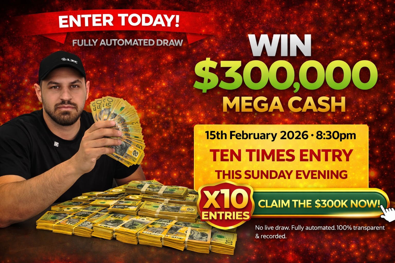 $300K Giveaway – Automated