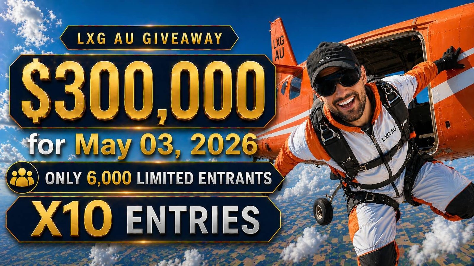 Mega Cash Giveaways $300,000 Tax Free Cash